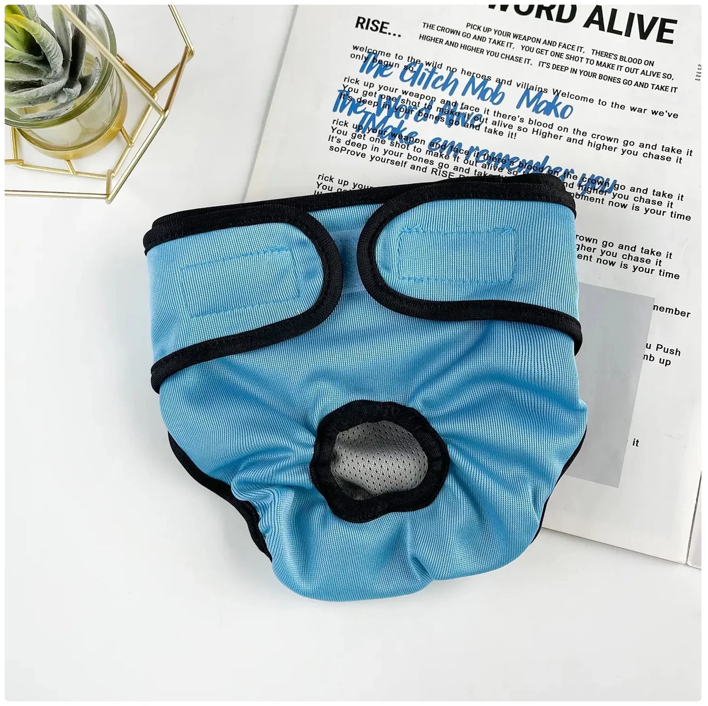 Reusable Female Dog Diaper - Adjustable Sanitary Pants for Dogs in Heat