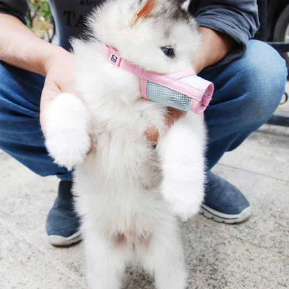 Gentle Fabric Mesh Airy Canine Snout Cover