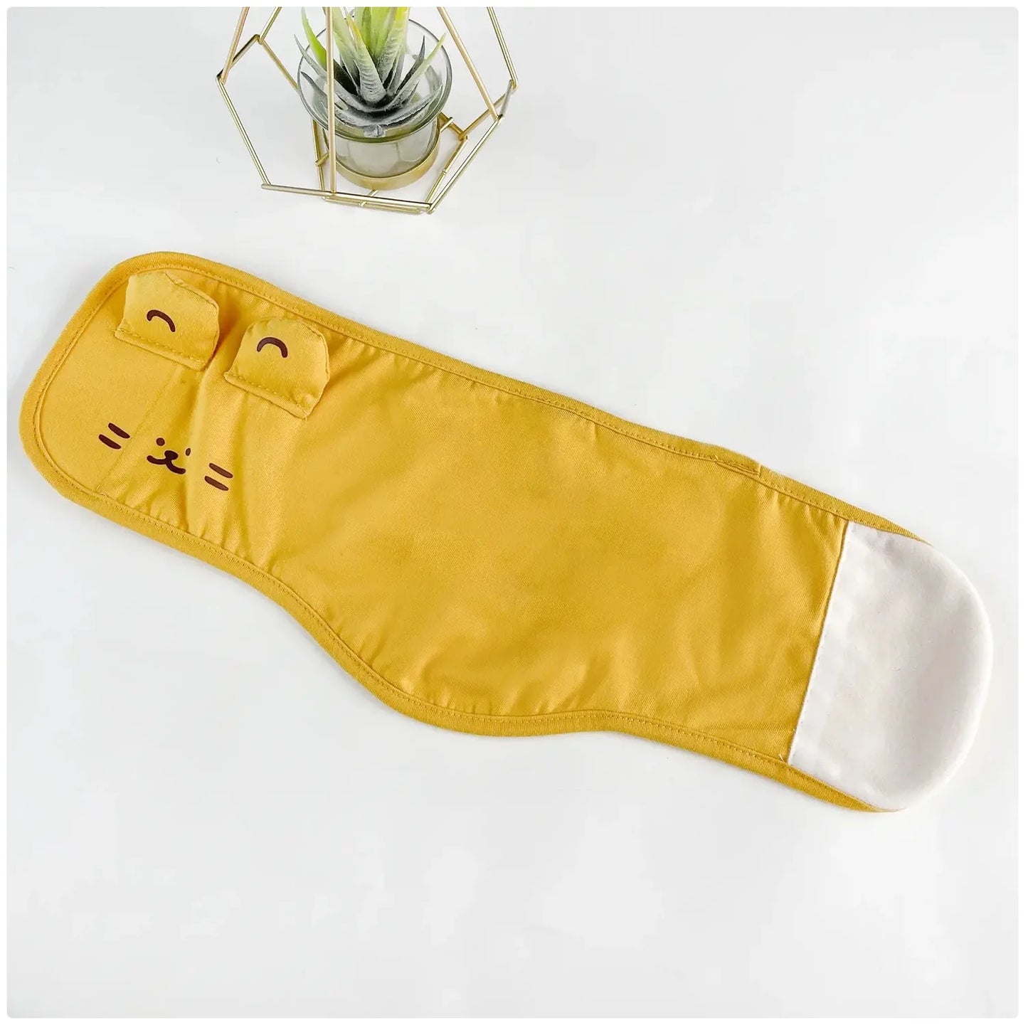 Cute Cartoon Male Dog Diaper - Washable & Adjustable Pet Sanitary Pants