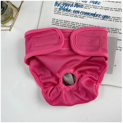 Reusable Female Dog Diaper - Adjustable Sanitary Pants for Dogs in Heat