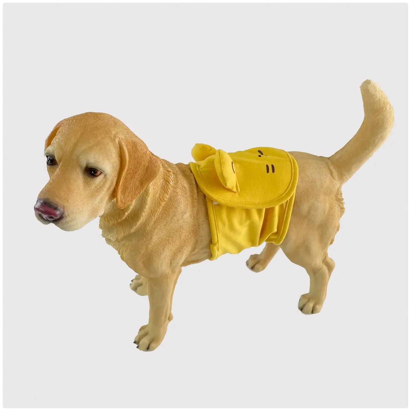 Cute Cartoon Male Dog Diaper - Washable & Adjustable Pet Sanitary Pants