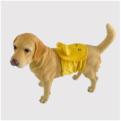Cute Cartoon Male Dog Diaper - Washable & Adjustable Pet Sanitary Pants