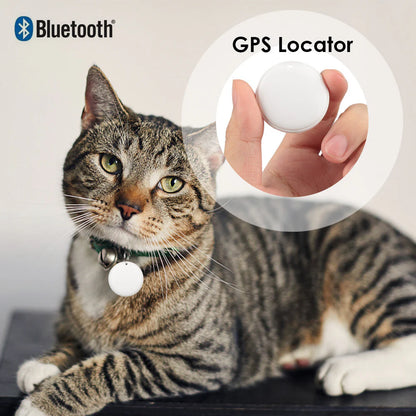 Pet Tracker Device for Dogs Cats Kids Smart Key Tag Locator Mini Alarm Anti-Lost GPS Finder Keychain Gadget