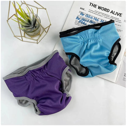 Reusable Female Dog Diaper - Adjustable Sanitary Pants for Dogs in Heat