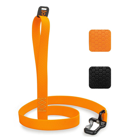 Orange Extra Heavy Duty Dog Leash 4 Ft X 1 in for Large Medium and Small Dogs